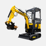 ECVV Compact Mini Excavator 1.3-Ton Hydraulic — Low-Emission Diesel Engine, Quick Coupler, Zero-Tail Swing, Easy Transport, Durable Tracks, Precision Digging for Construction, Landscaping, and Utilities