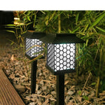 Solar Pathway Lights 2 Pack Auto On Off Lawn Lamp Waterproof Led Solar Lights for Lawn, Patio, Yard