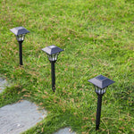Solar Pathway Lights Outdoor, Waterproof 4 Pack Garden Light Automatic Lighting for Patio Landscape Yard Lawn Walkway Sidewalk