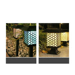 Solar Pathway Lights 2 Pack Auto On Off Lawn Lamp Waterproof Led Solar Lights for Lawn, Patio, Yard