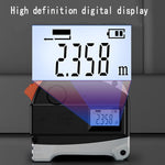 Laser Tape Measure 2 in 1 Laser Measure 131.2Ft/40M, Measuring Tape 16.5Ft/5M, Multifunctional Laser Distance Meter with Type-C Charging and LCD Digital Display For Measuring Area/Volume