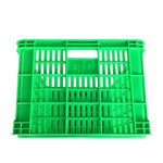 Large Square Plastic Basket Turnover Basket Factory Plastic Frame Turnover Box Express Basket 610 * 420 * 260 (green)