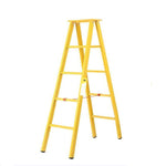 Safety Ladder Herringbone Ladder A-Type 2m Yellow FRP Material Non-slip