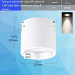 Led Surface Mounted Downlight Ceiling Downlight 4 7w Warm Light 4000k White