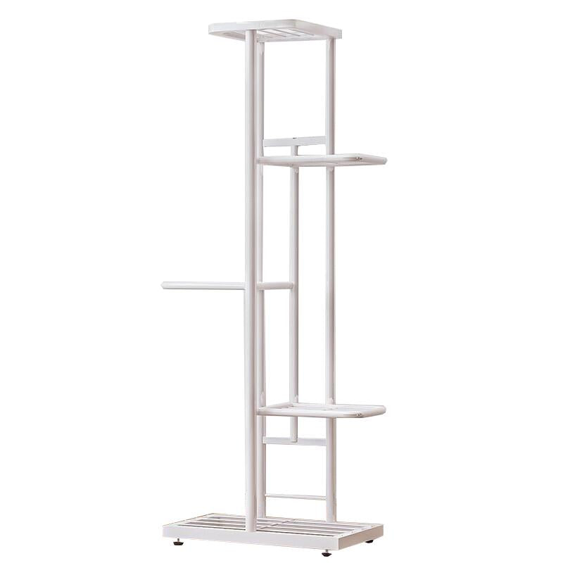 Flower Rack Balcony Landing Multi-storey Shelf Outdoor Meat Climbing Rattan Rack Modern Simple Living Room Partition Metal Iron Indoor Decoration Rack Meat Flower Pot Bonsai