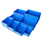Turnover Box Logistics Transfer Box Warehouse Workshop Plastic Box Transportation Storage Box 900 * 400 * 120 mm (blue)