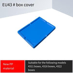 6 Pieces Plastic Turnover Box Logistics Transfer Box Warehouse Workshop Plastic Box Transport Storage Box