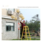 3m Flying Insulated Herringbone Ladder Frp Insulated Ladder Electrical Power Construction Tool Platform Ladder Folding Engineering Insulating Ladder 9 Steps