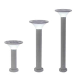 Solar Lawn Lamp Light Control Intelligent Induction Waterproof Lamp Solar Garden Light for Patio Landscape Yard LED 5w White Light Circular