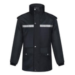Security Duty Split Raincoat Set Reflective Thickened Adult Raincoat