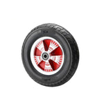 Caster Rubber Silent 14 Inch Two Wheel Solid Tire Trolley Wheel 14 Inch Blue Thickened Rubber Wheel