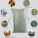 50*80cm 10 Pieces Gray Green Moisture Parcel Bag Packing Loading Bag Cleaning Garbage Bag