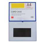 30 Pieces PVC Hard Ferrule A4 Blue Horizontal