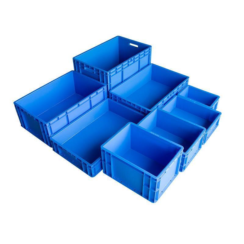 600 * 400 * 175mm Plastic Turnover Box Logistics Transfer Box Warehouse Workshop Plastic Box Transportation Storage Box (blue)