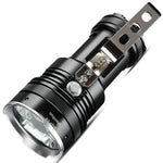 27W Strong Light Flashlight Outdoor Searchlight High Brightness Flash Light Usb Rechargeable Portable Search Lighting