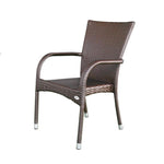 Outdoor Table And Chair Rattan Chair Balcony Table And Chair Combination Rattan Tea Table Outdoor Courtyard 4 Chairs + 1 Rattan Round Table 90cm