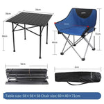 Outdoor Butterfly Table Portable Outdoor Picnic Chair Set