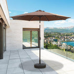 Outdoor Sunshade Outdoor Sunshade Outdoor Terrace Garden Outdoor Umbrella Solar LED Light Stall Umbrella Large Sun Umbrella