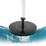 Solar Fountain Garden Pool Power Panel Kit Pool Diving Fish Pool Oxygenation Micro Floating Solar Water Pump Fish Pool Fountain