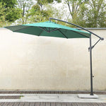 Courtyard Umbrella Sunshade Umbrella Open Air Stall Big Umbrella Balcony Outdoor Umbrella Iron Single Diameter 3m Wine Red (120kg Water Tank)
