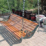 Outdoor Swing Swing Hanging Chair Outdoor Household Balcony Courtyard Leisure Double Rocking Chair Leisure Solid Wood Swing 1.2m Conventional Style 18mm