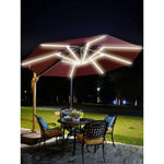 Outdoor Sunshade Umbrella Courtyard Terrace Garden Villa Roman Stall Leisure Balcony Luxury: 2.5m Square With 300kg Water Tank umbrella Rod 10