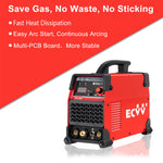 ECVV 250Amp TIG MMA Dual-Purpose 220V Electric Welding Machine IGBT DC Inverter TIG Welding Machine ( Accessories only include Hexagonal Wrench and Quick Plug)