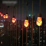 Solar Light String LED Color Ball Lamp Outdoor Waterproof Festival Atmosphere Balcony Decorative Lamp Sky Star Color Lamp Flashing Lamp String Lamp