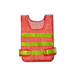 15 Pieces Reflective Vest Reflective Vest Sanitation Fluorescent Yellow Orange Reflective Vest