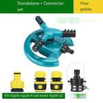 Garden Sprinkler 360 Degree Automatic Rotation Sprinkler Lawn Watering Sprinkler Roof Cooling Automatic Sprinkler Garden Flower Watering Sprinkler