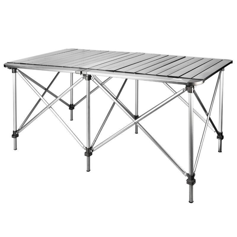 Outdoor Folding Tables And Chairs Portable Lifting Aluminum Alloy Picnic Beach Barbecue Camping Table Self Driving Travel Equipment