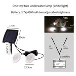 Solar Underwater Lamp Outdoor Waterproof Spotlight Courtyard Lawn Ground Lamp Garden Rockery Pool Lamp Outdoor Underwater Fish Pool Lamp