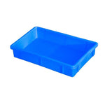 10 Pcs Plastic Storage Tray For Fruit, Vegetables, Food 370x250x65mm Rectangular Square Box Turnover Parts Box Shallow Plate Rectangular Plastic Square Plate