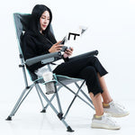 Folding Chair Reclining Chair Balcony Table Chair Outdoor Portable Chair Multi Adjustable Leisure Chair Lunch Break Chair