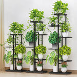 Flower Rack Balcony Landing Multi-storey Shelf Outdoor Meat Climbing Rattan Rack Modern Simple Living Room Partition Metal Iron Indoor Decoration Rack Meat Flower Pot Bonsai