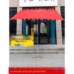 New Large Outdoor Sunshade Inclined  Canopy Stall Umbrella Rainproof Folding Square Thickened Umbrella Four Bones 2 × 1.5 M