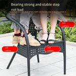 Rattan Chair Three Piece Set Balcony Small Table And Chair Courtyard Leisure Combination Simple Modern [2 + 1] With 60 Glass Round Tables