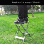 Outdoor Tables And Chairs Aluminum Alloy Folding Portable Barbecue Exhibition Industry Stalls Self Driving Picnics Mahjong Car Single With Holes (excluding Stools)