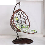 Hanging Basket Rattan Chair Net Red Chair Bird's Nest Living Room Balcony Swing Single Nordic Fashion Rocking Double Coffee Table Single White Armless + 7 Gifts