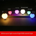 Solar Lamp Spherical Wall Lamp Outdoor Column Head Lamp Gate Column Courtyard Lamp Waterproof Garden Villa LED Wall Head Lamp Decoration Night Lamp