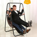 Hanging Chair Basket Cane Swing Indoor Cradle Hammock Bedroom Balcony Leisure Bird's Nest Orchid Rocking Courtyard Single Adult Net Red [ordinary] White Swing + Cushion + Carpet