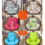 Hanging Chair Basket Cane Swing Indoor Cradle Hammock Bedroom Balcony Leisure Bird's Nest Orchid Rocking Courtyard Single Adult Net Red [ordinary] White Swing + Cushion + Carpet