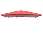 Sun Umbrella Outdoor Sunshade Stall Solid Big Square Commercial Business Large Ground Stall Sun Umbrella 3x3 Blue Silver Glue (four Bones)