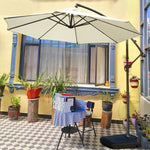 Banana Umbrella Outdoor Courtyard Sunshade Large Sun Advertising Stall Beach Activity Umbrella Table Chair Umbrella Package 1
