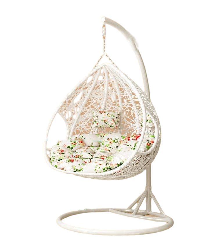 Swing Outdoor Rattan Chair Household Bedroom Leisure Lazy Indoor Balcony Hammock Cradle Chair Rocking Chair Single Person Armless Width 95 CM