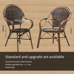 Outdoor Table And Chair Courtyard Rattan Chair Three Piece Small Leisure Furniture Combination Rattan Garden Outdoor Balcony Terrace Table And Chair Set