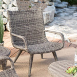 Balcony Sofa Outdoor Room Rattan Chair Tea Table Rattan Table Chair Courtyard Terrace Leisure Villa Garden Leisure Sofa Chair Furniture One Table Two Chairs