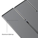 Outdoor Folding Table And Chair Set Folding Table Publicity Table Aluminum Alloy Picnic Table And Chair Five Piece Set Self Driving Travel Equipment