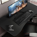 ECVV Gaming Chair and Gaming Table Set Ergonomic Chair Desk Combination Home Office Study Workstation Use for E-sports Player Gaming Anchor