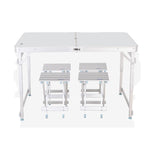 Outdoor Aluminum Alloy Folding Table And Chair Set Vehicle Driven Travel Camping Table Portable Combination Publicity Table Stall Table